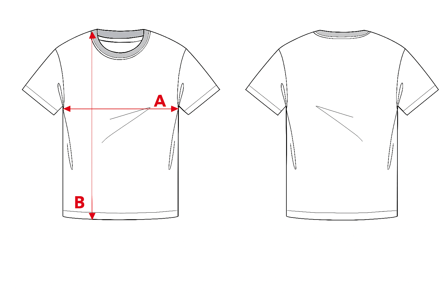 Guía de medidas camiseta